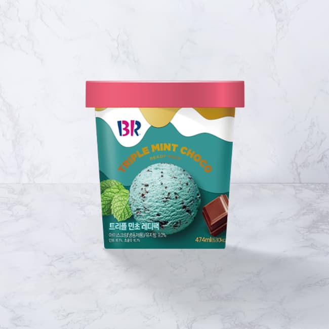 배스킨라빈스 레디팩(474ml) 1개 (플레이버 택1)