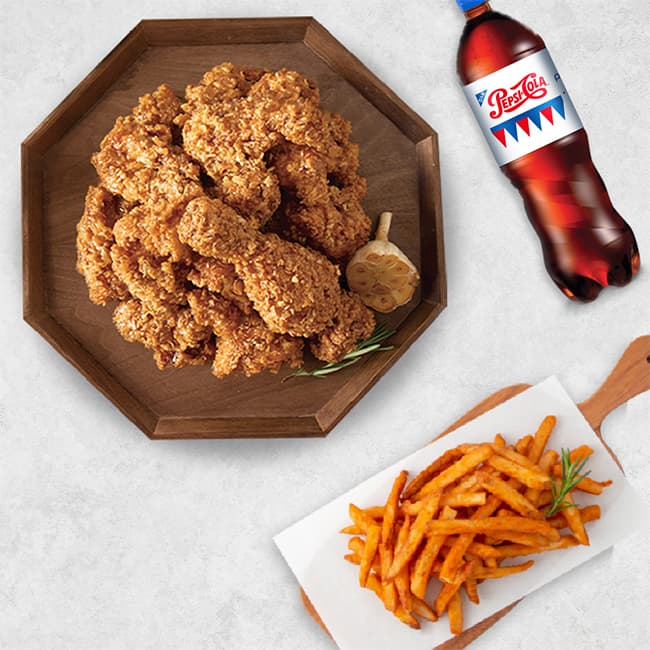 네네치킨 소이갈릭치킨+콜라(1.25L)+감자