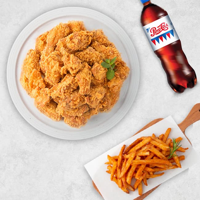 네네치킨 순살후라이드치킨+콜라(1.25L)+감자