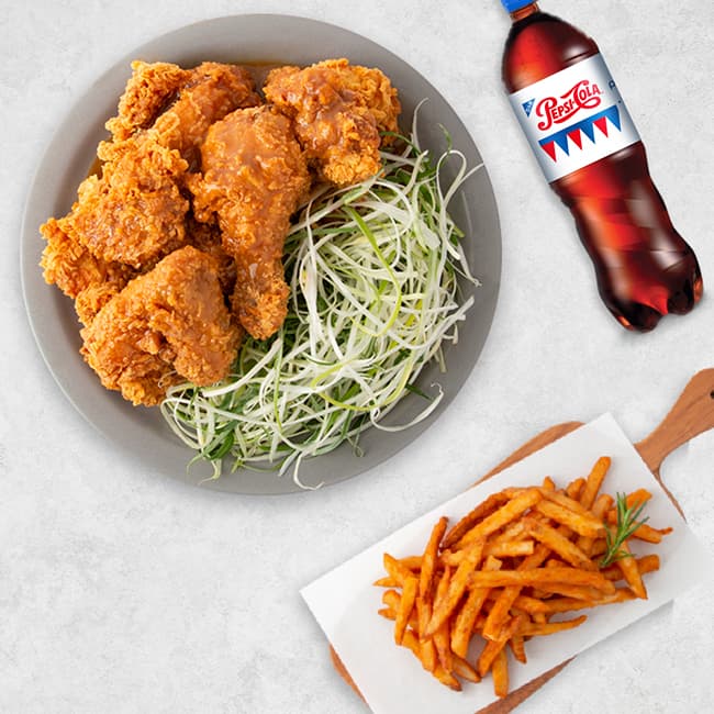 네네치킨 오리엔탈파닭치킨+콜라(1.25L)+감자