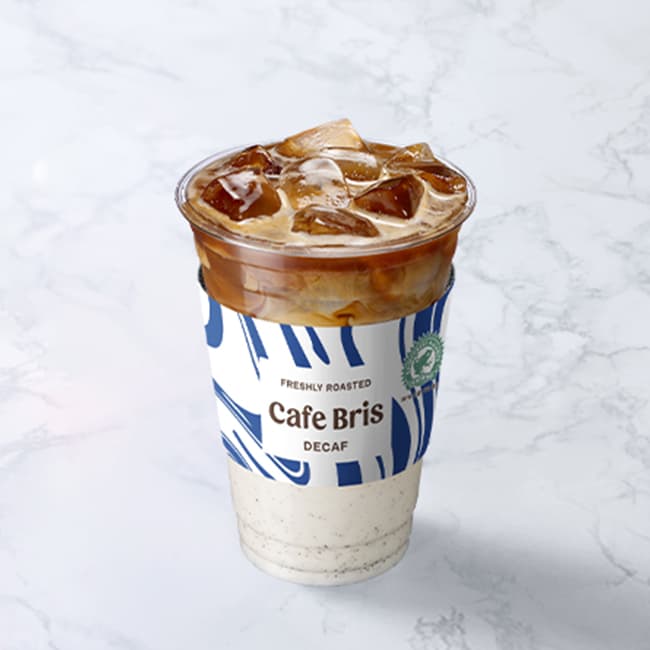 배스킨라빈스 디카페인 바닐라빈 라떼 (ICED)